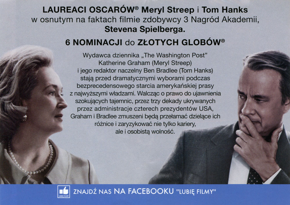 Ulotka filmu 'Czwarta Władza (tył)'