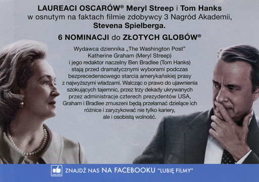 Tył ulotki filmu 'Czwarta władza'