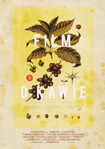 Przód ulotki filmu 'Film o kawie'