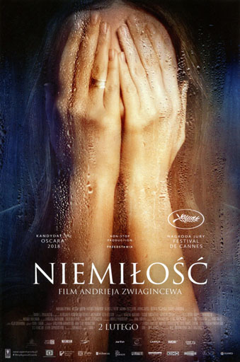 Przód ulotki filmu 'Niemiłość'