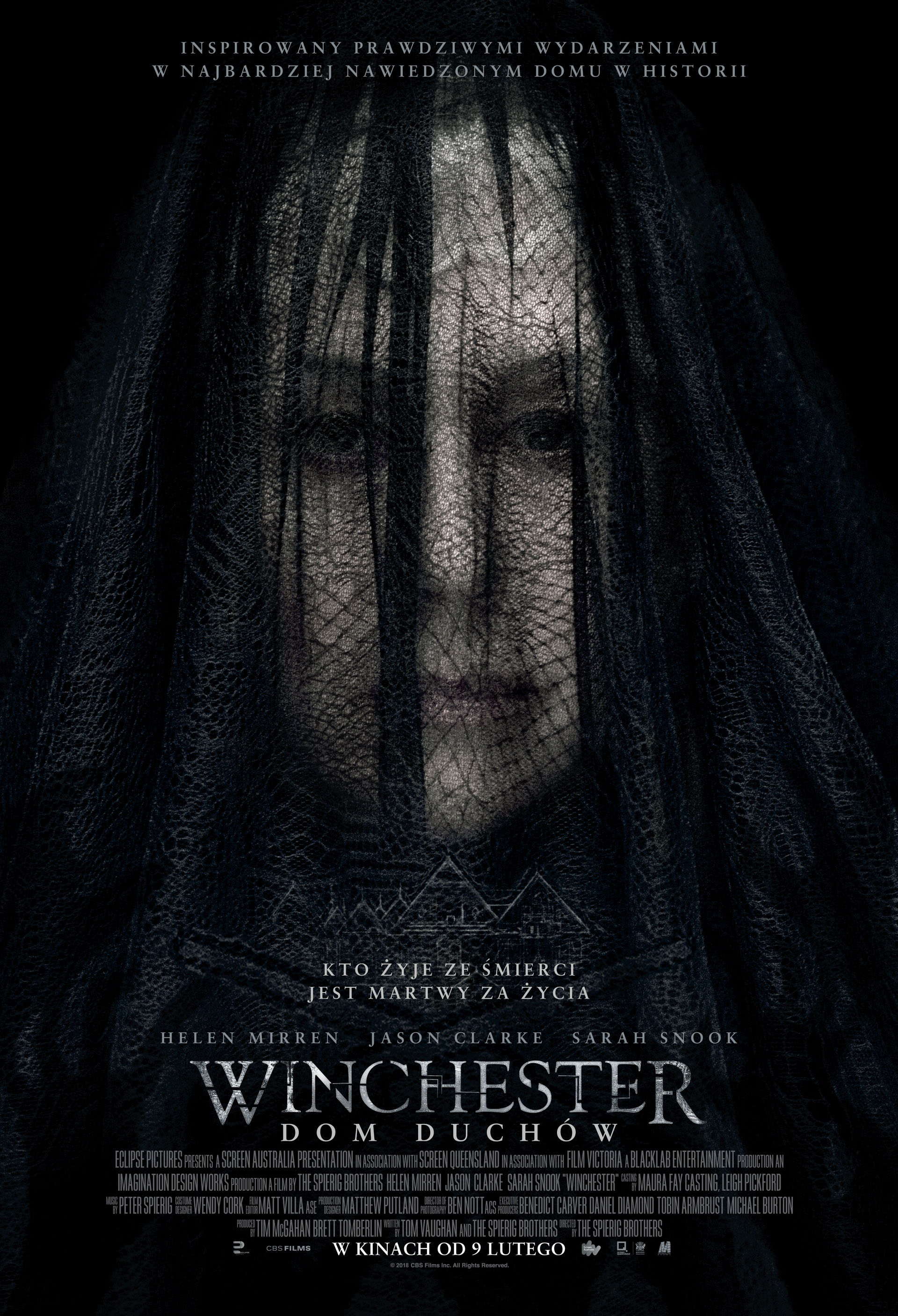 Polski plakat filmu 'Winchester. Dom duchów'