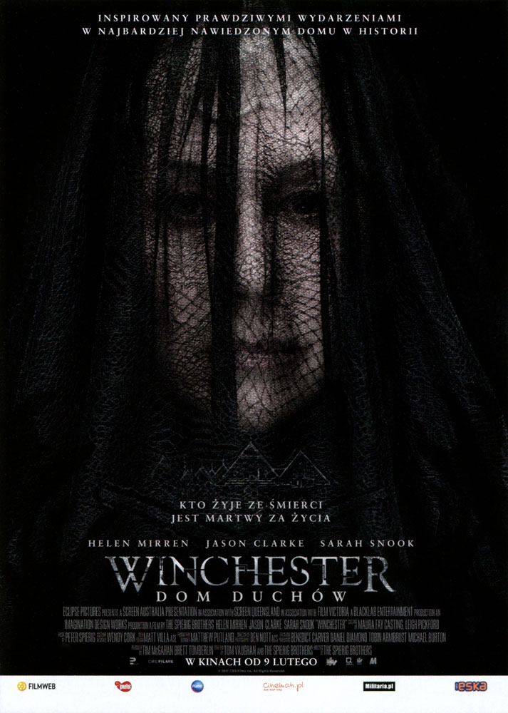 Ulotka filmu 'Winchester. Dom Duchów (przód)'