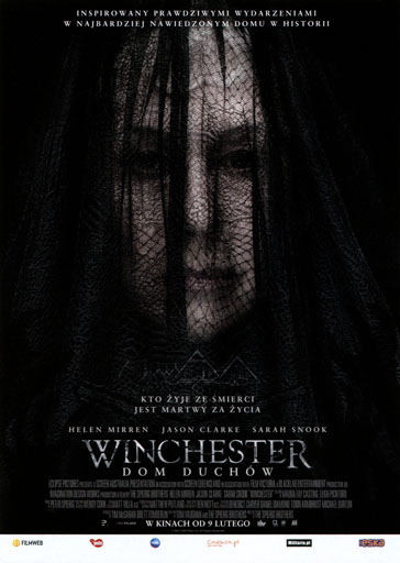 Przód ulotki filmu 'Winchester. Dom duchów'