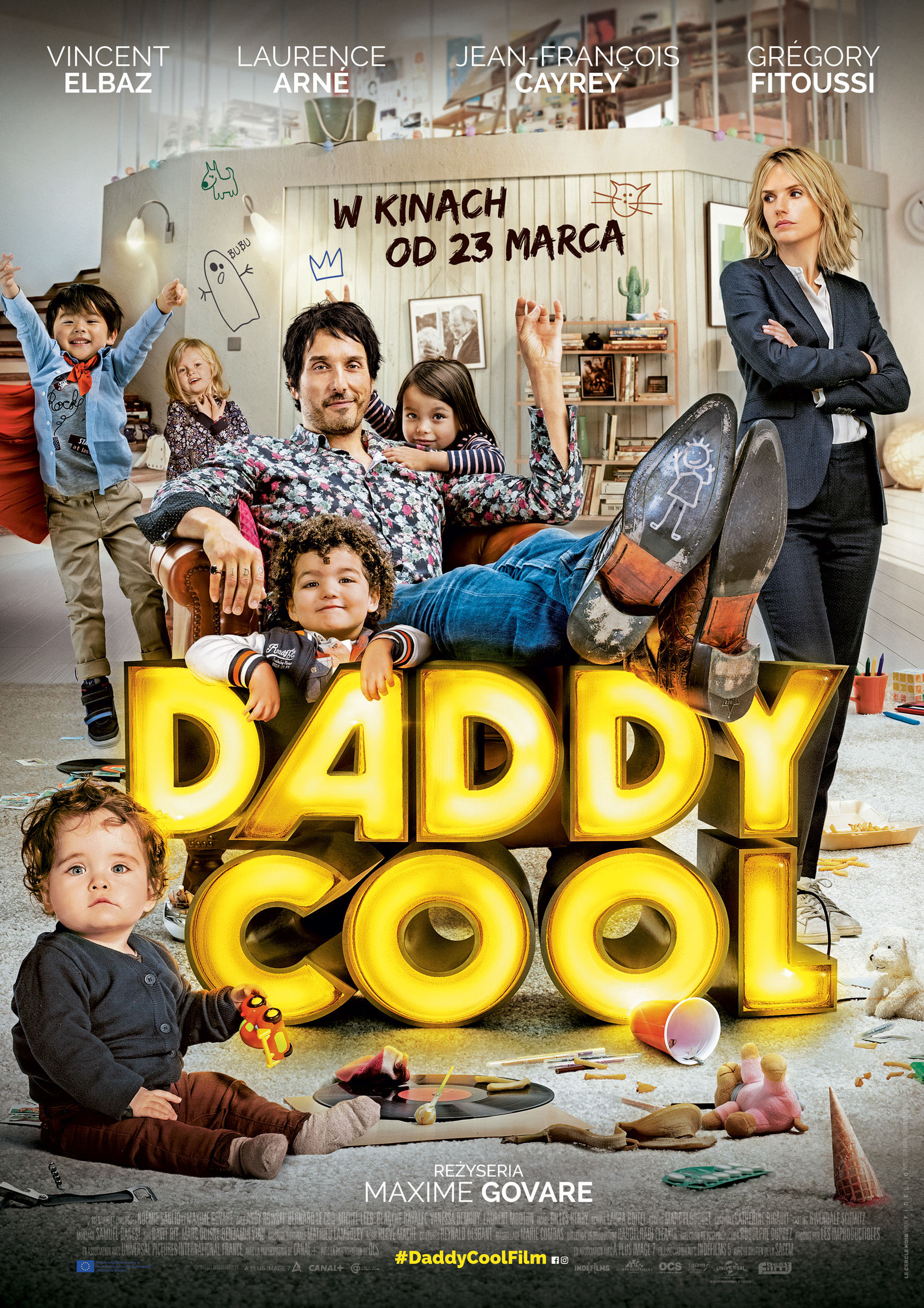 Polski plakat filmu 'Daddy Cool'