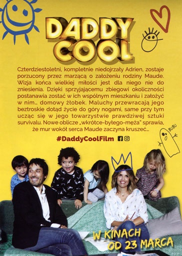 Tył ulotki filmu 'Daddy Cool'