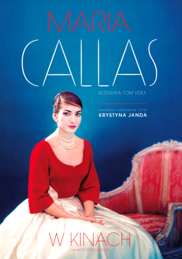 Przód ulotki filmu 'Maria Callas'