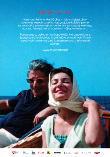 Tył ulotki filmu 'Maria Callas'