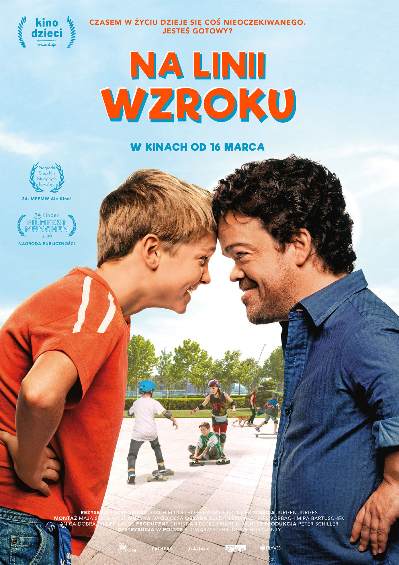 Polski plakat filmu 'Na linii wzroku'