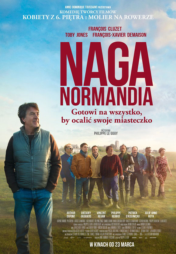 Polski plakat filmu 'Naga Normandia'