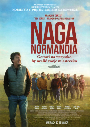 Przód ulotki filmu 'Naga Normandia'