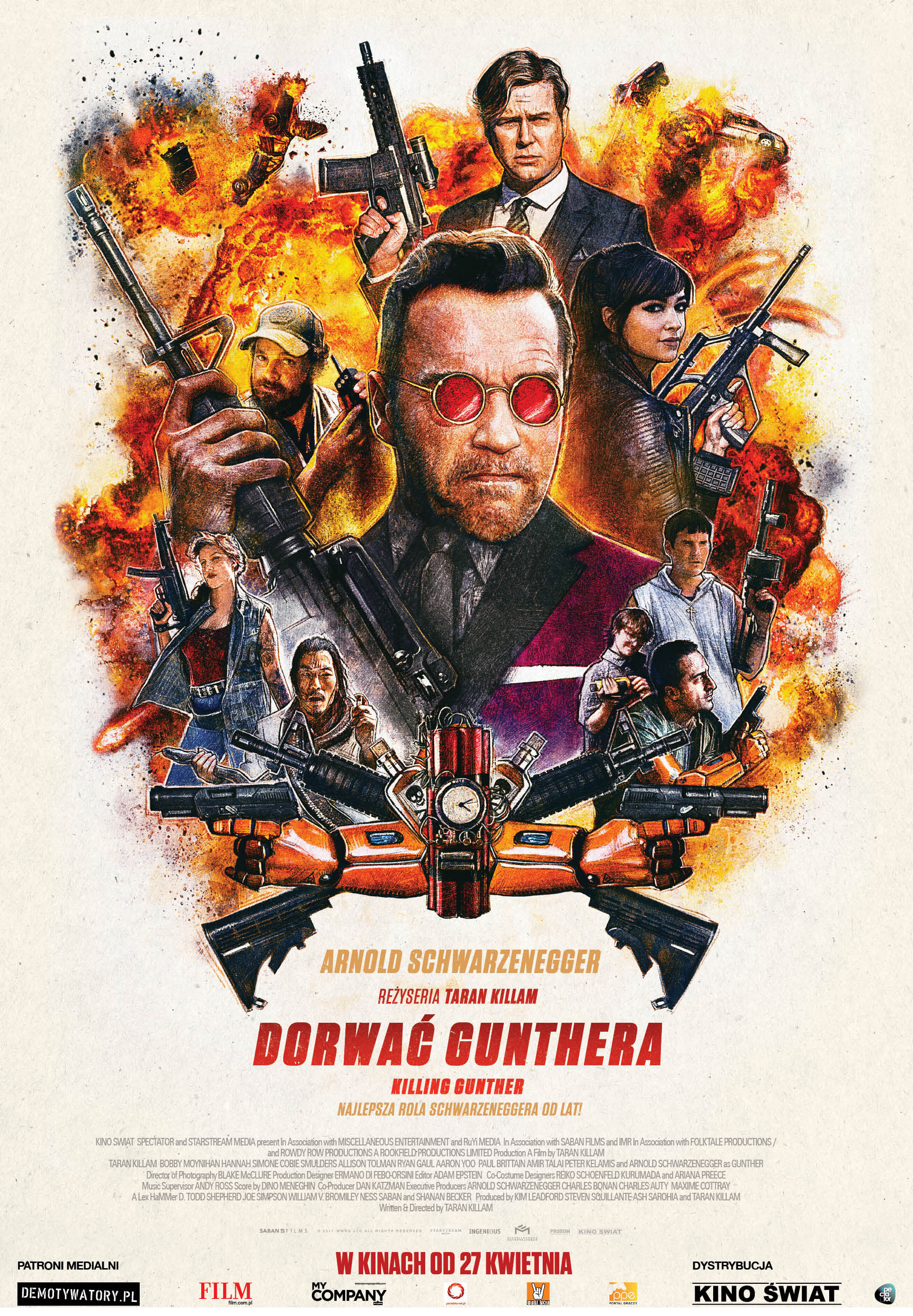 Polski plakat filmu 'Dorwać Gunthera'
