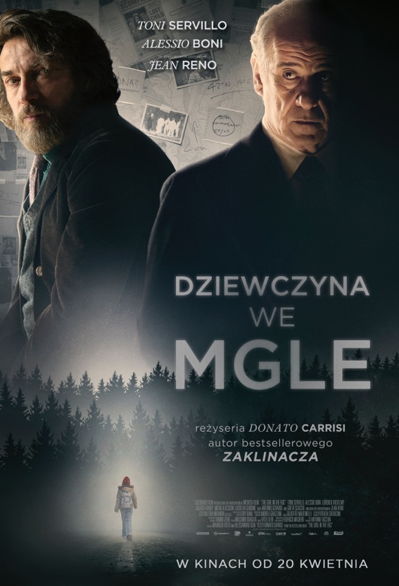 Polski plakat filmu 'Dziewczyna we mgle'