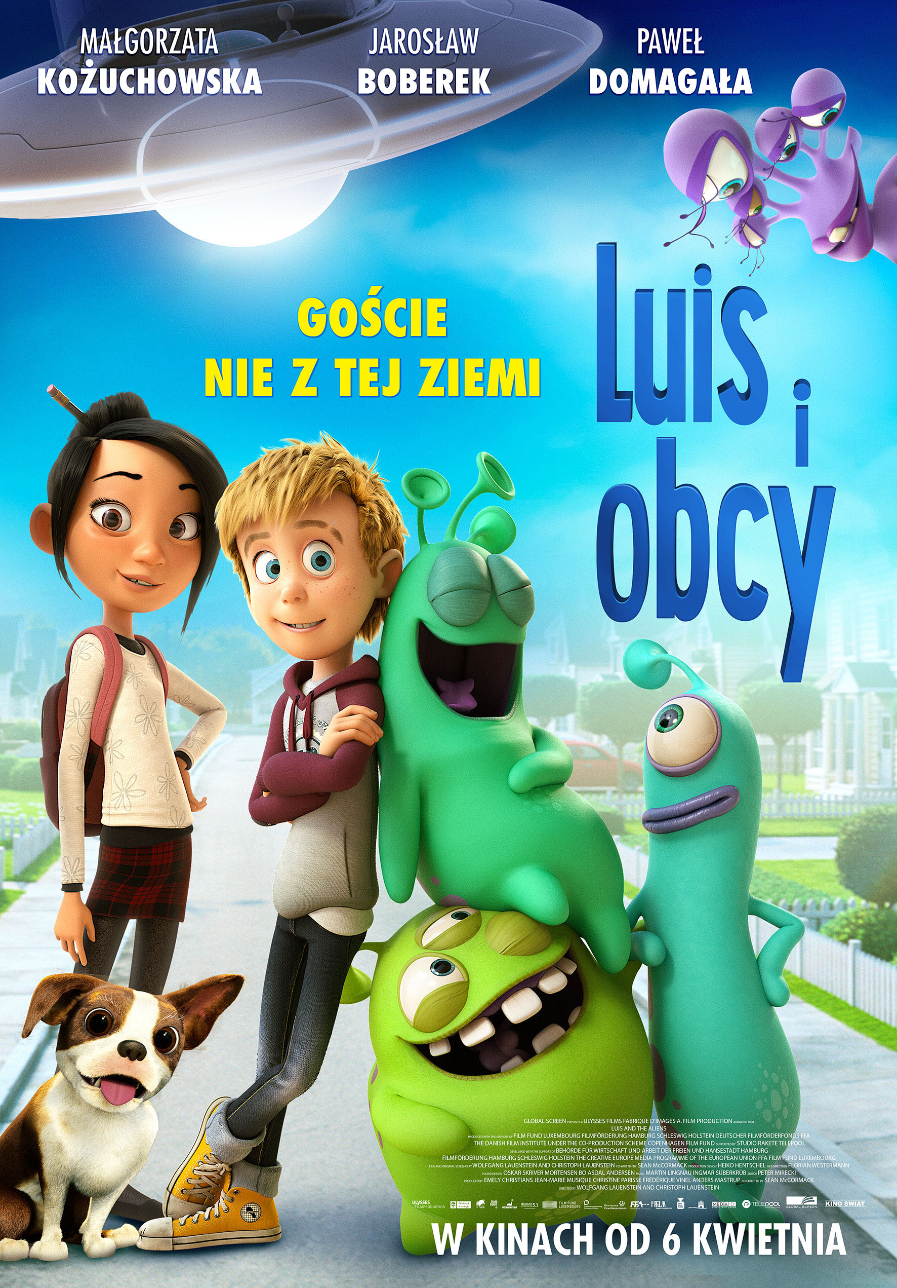 Polski plakat filmu 'Luis i obcy'