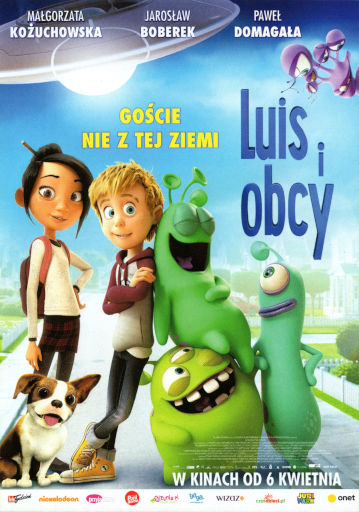 Przód ulotki filmu 'Luis i obcy'