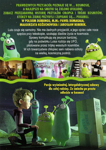 Tył ulotki filmu 'Luis i obcy'
