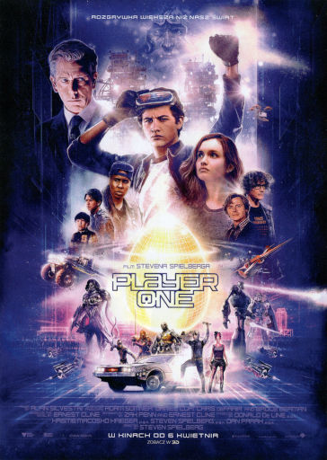Przód ulotki filmu 'Player One'