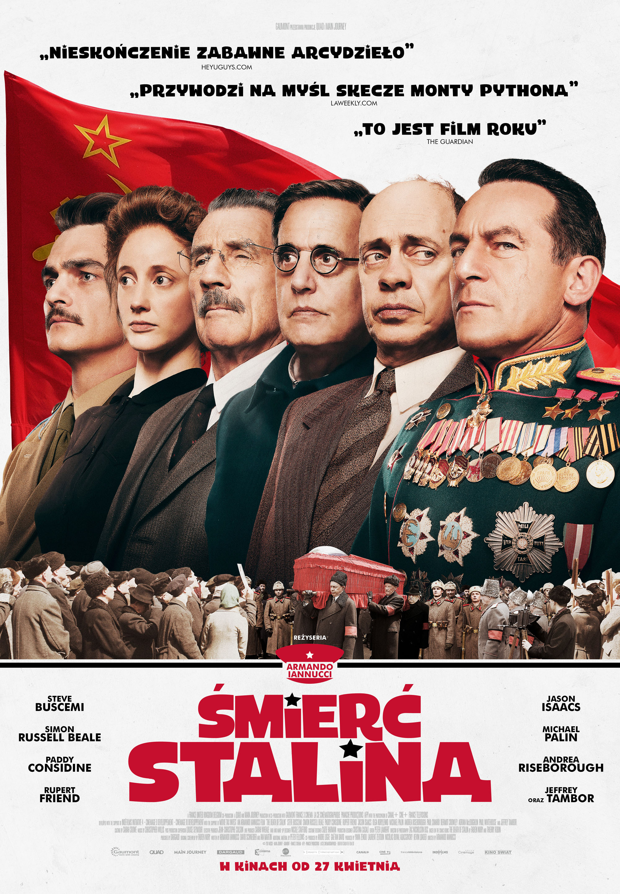 Polski plakat filmu 'Śmierć Stalina'