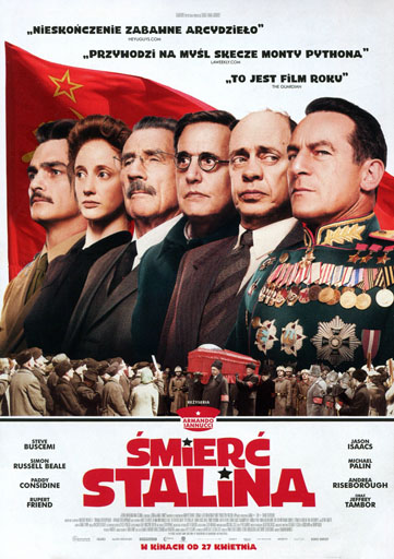 Przód ulotki filmu 'Śmierć Stalina'