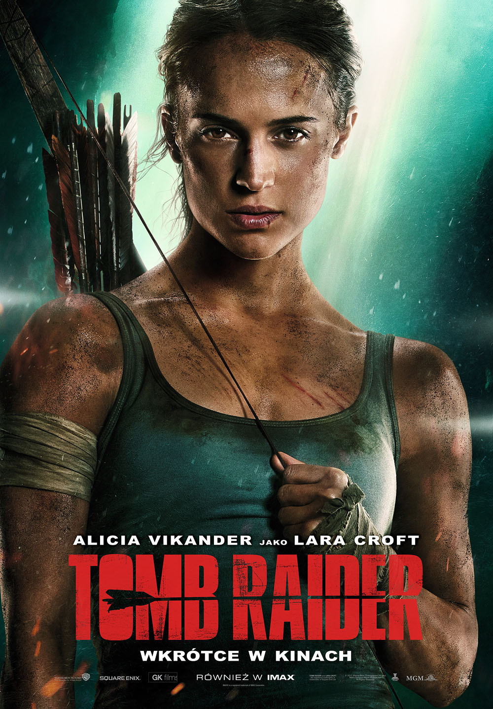 Polski plakat filmu 'Tomb Raider'