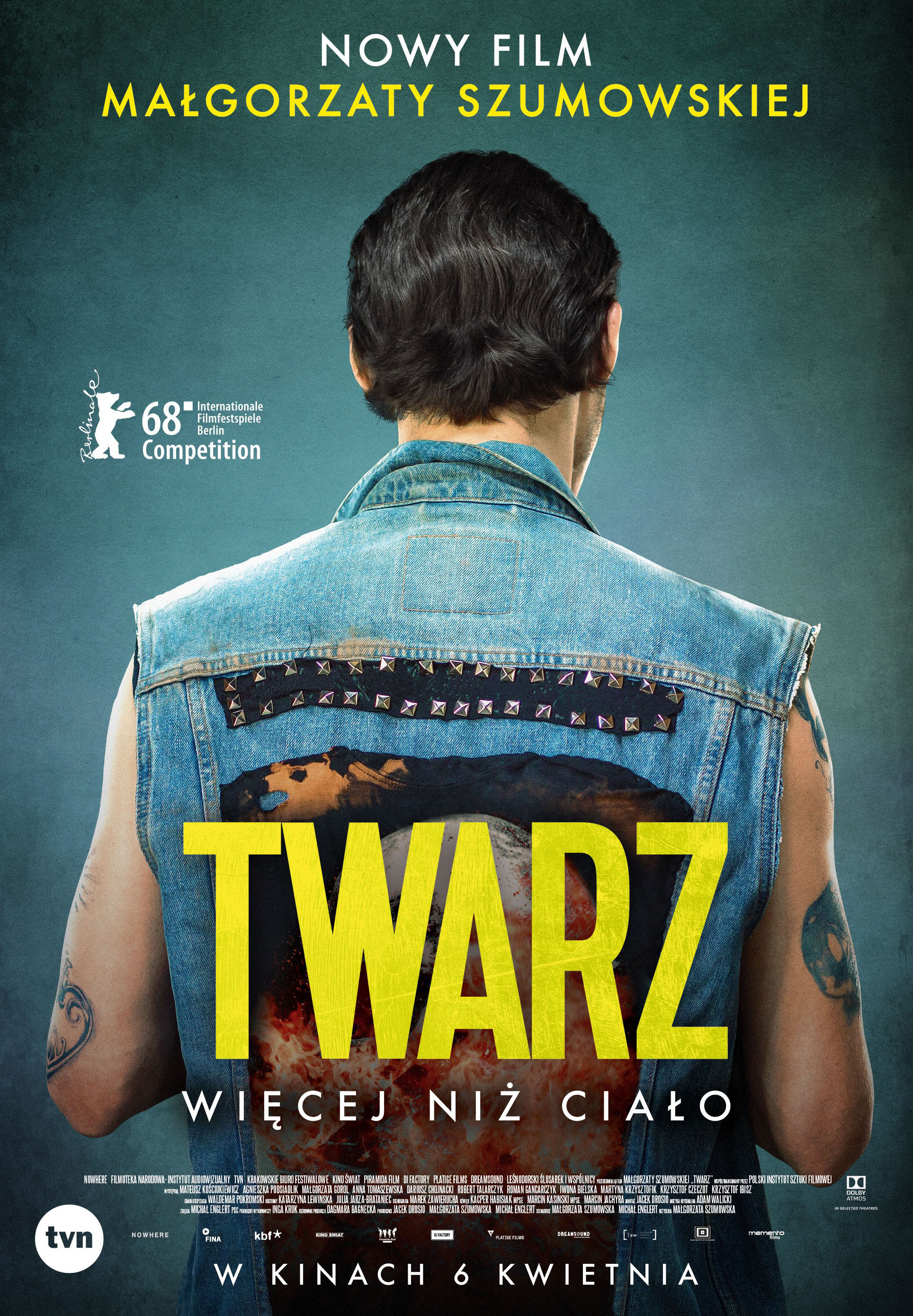 Polski plakat filmu 'Twarz'
