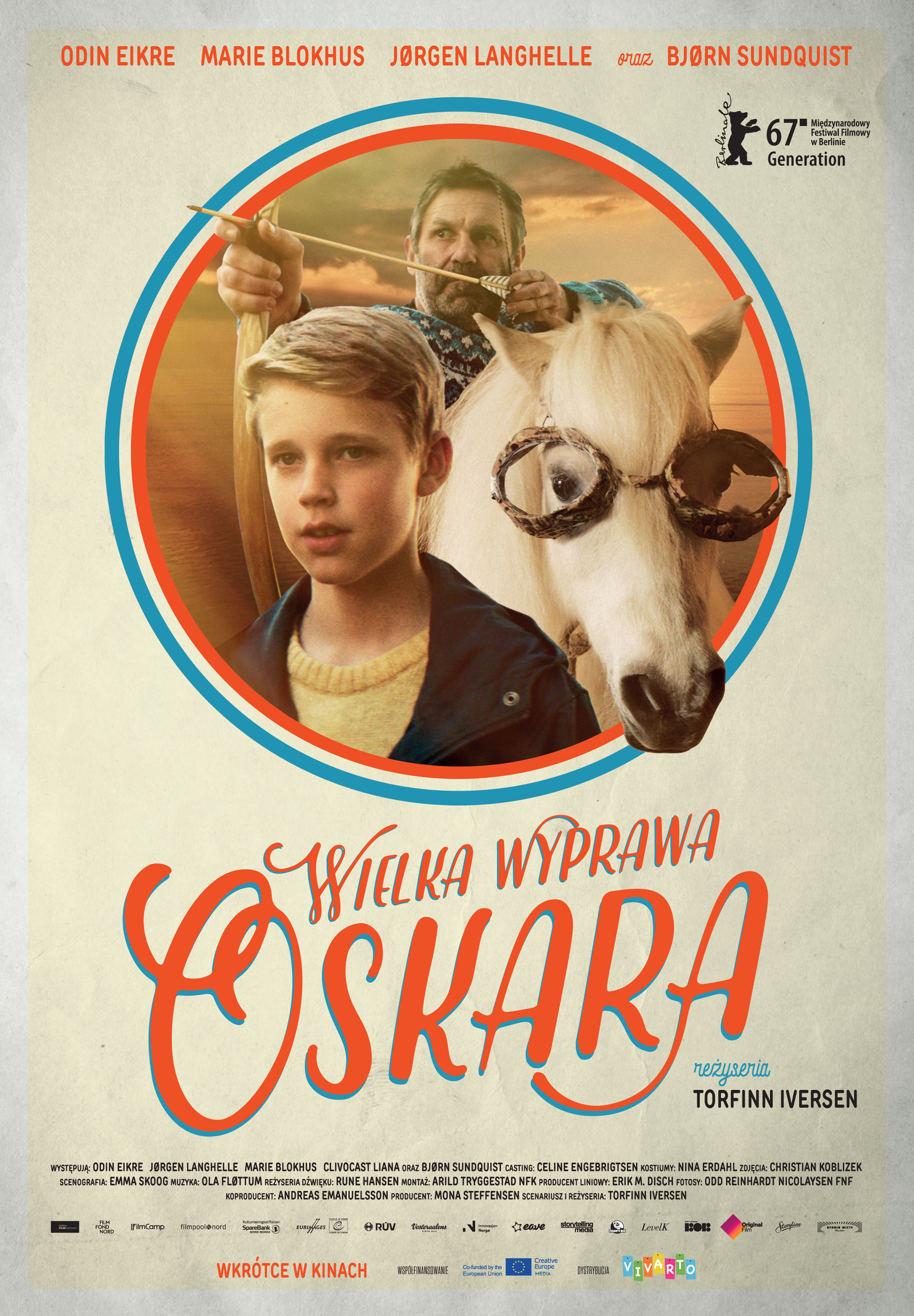 Polski plakat filmu 'Wielka wyprawa Oskara'