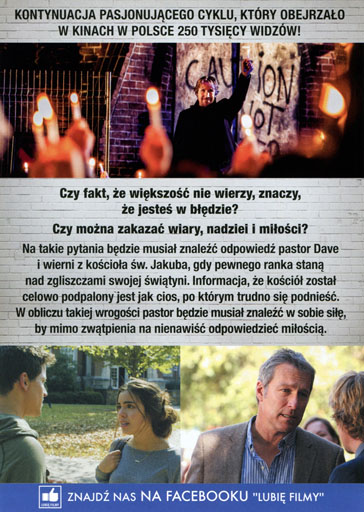 Tył ulotki filmu 'Bóg nie umarł: Światło w ciemności'