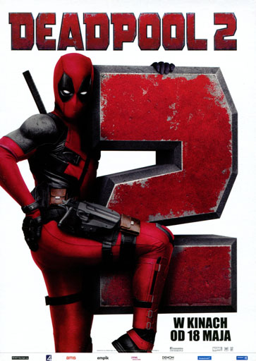 Przód ulotki filmu 'Deadpool 2'