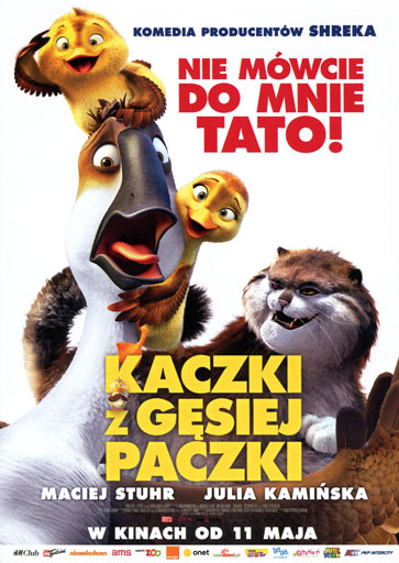 Przód ulotki filmu 'Kaczki z gęsiej paczki'