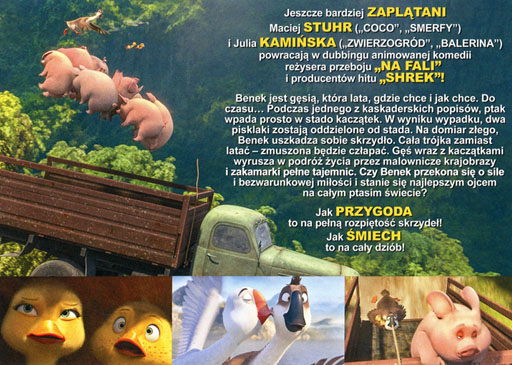 Tył ulotki filmu 'Kaczki z gęsiej paczki'