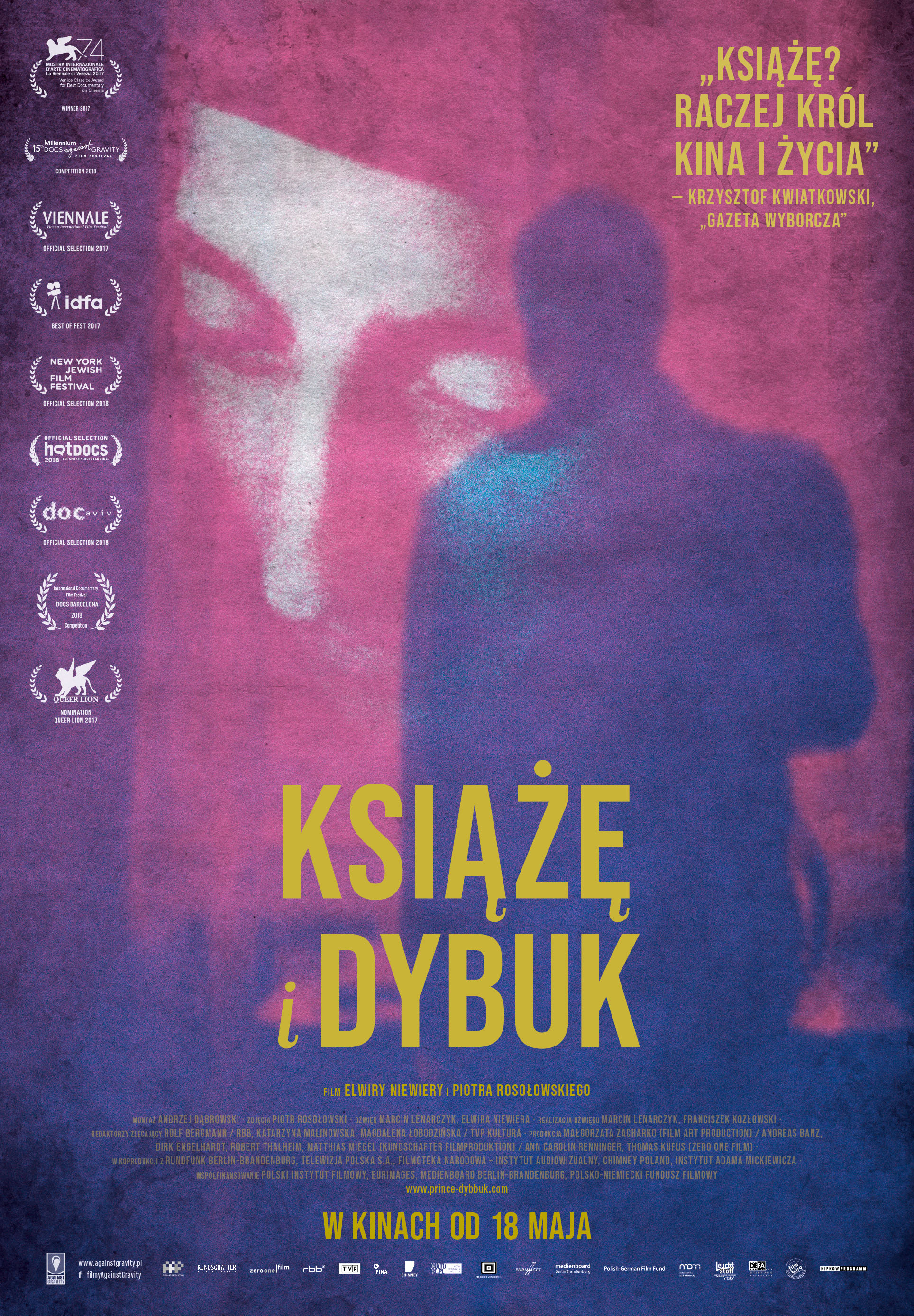 Polski plakat filmu 'Książę i dybuk'