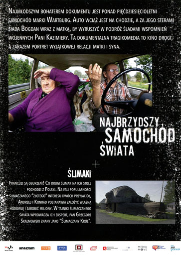 Tył ulotki filmu 'Najbrzydszy samochód świata | Ślimaki'