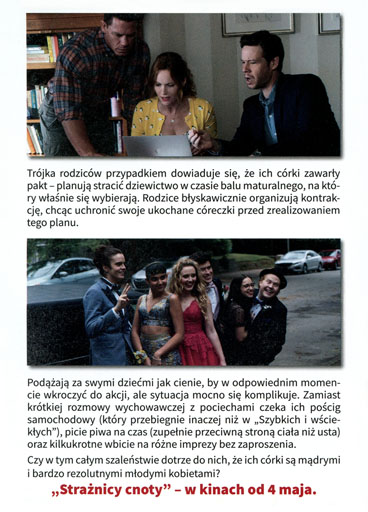 Tył ulotki filmu 'Strażnicy cnoty'