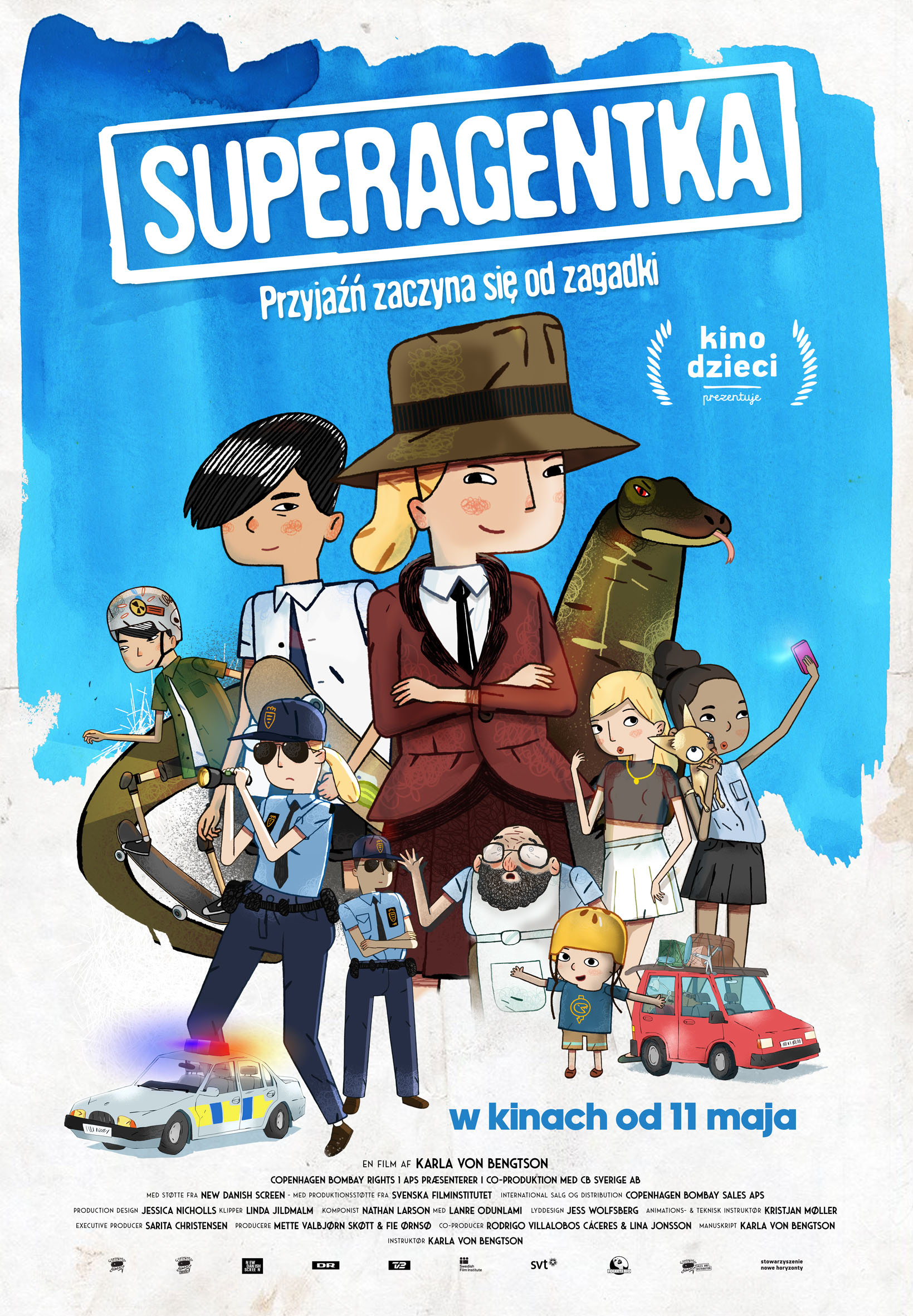 Polski plakat filmu 'Superagentka'