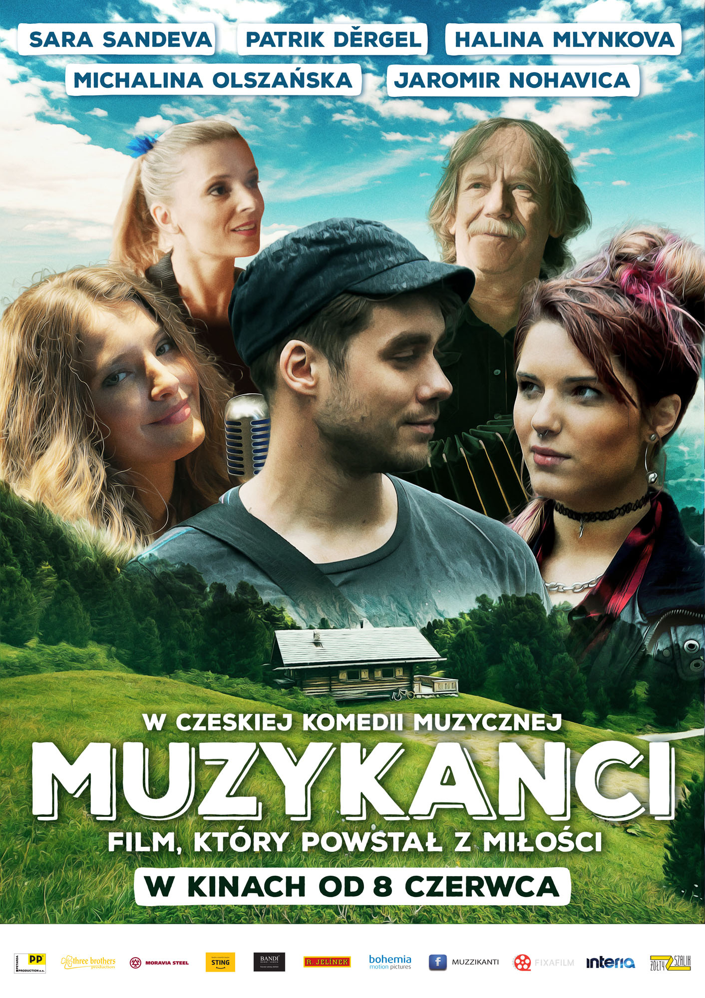 Polski plakat filmu 'Muzykanci'