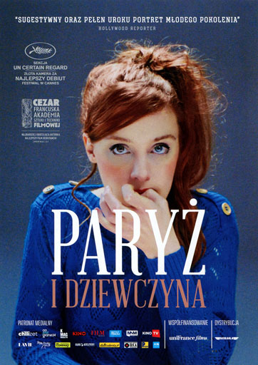 Przód ulotki filmu 'Paryż i dziewczyna'