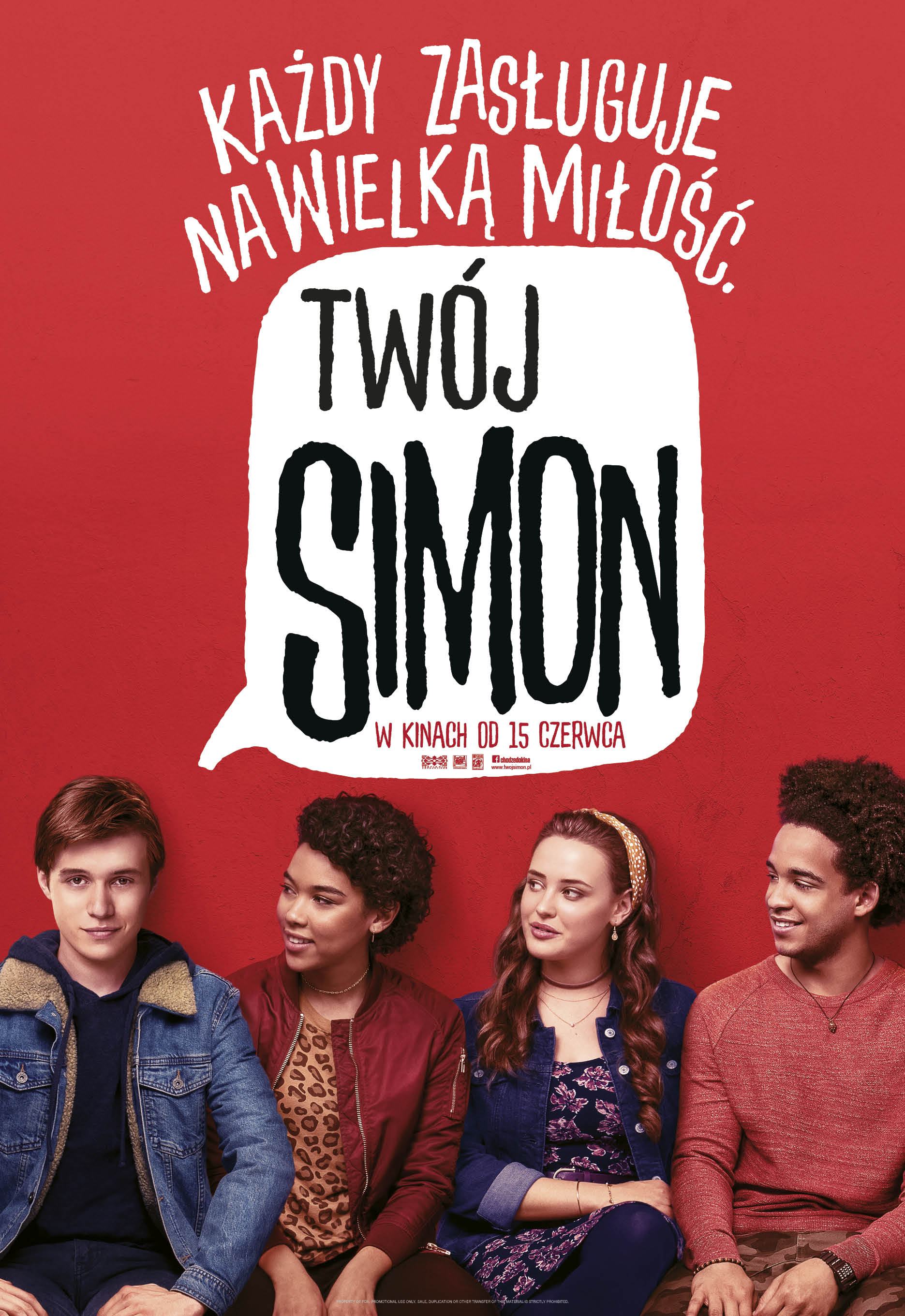 Polski plakat filmu 'Twój Simon'