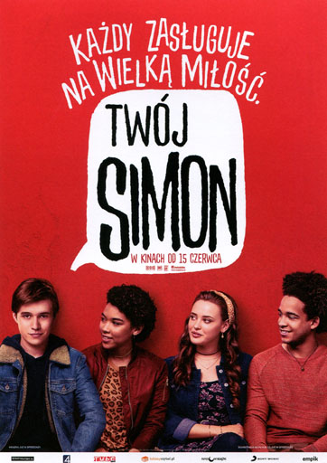 Przód ulotki filmu 'Twój Simon'