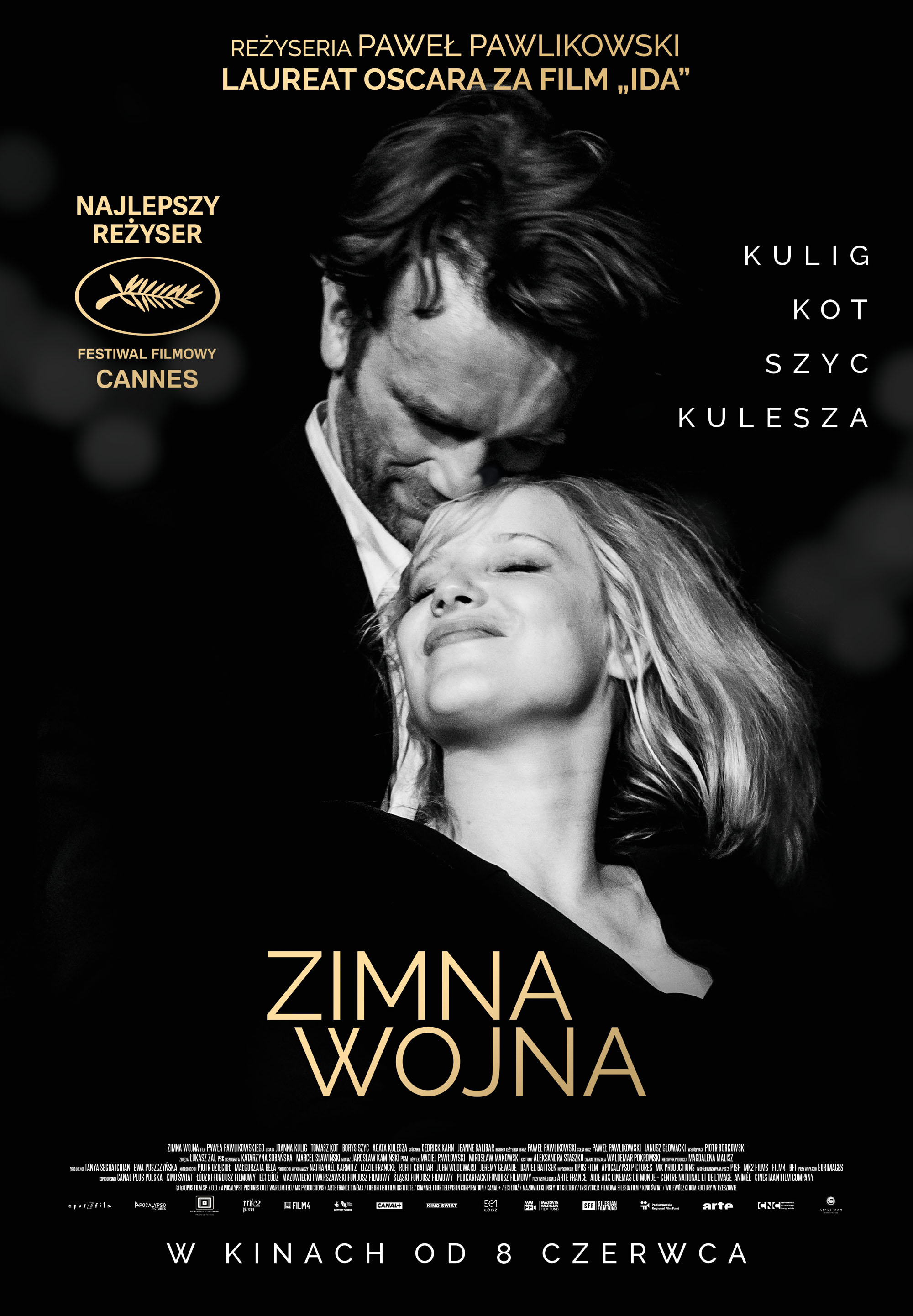 Polski plakat filmu 'Zimna wojna'