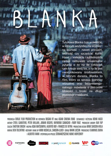 Tył ulotki filmu 'Blanka'
