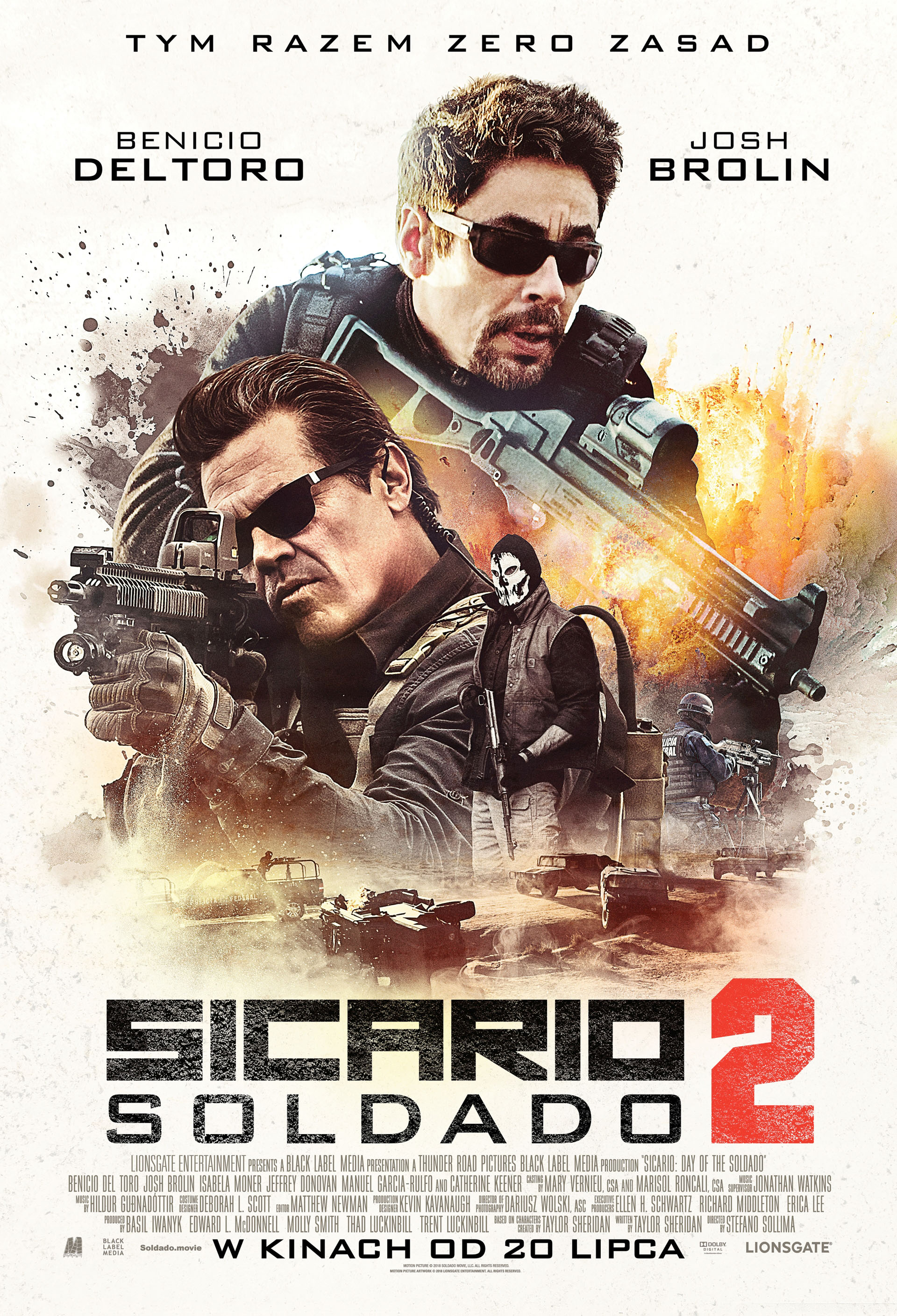 Polski plakat filmu 'Sicario 2: Soldado'