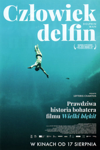 Przód ulotki filmu 'Człowiek delfin'