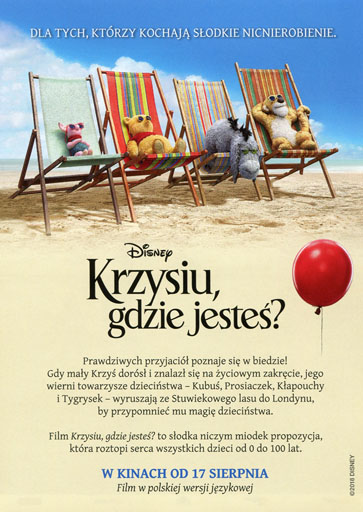 Tył ulotki filmu 'Krzysiu, gdzie jesteś?'