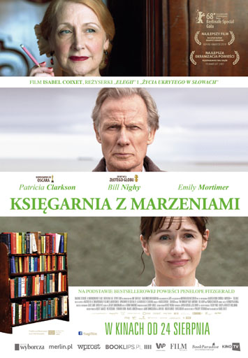 Polski plakat filmu 'Księgarnia z marzeniami'
