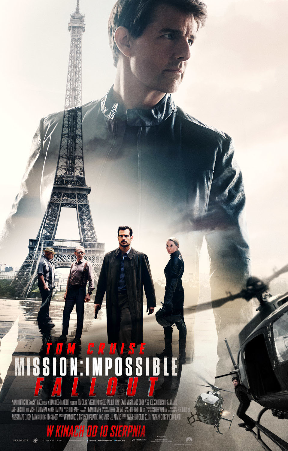 Polski plakat filmu 'Mission: Impossible - Fallout'