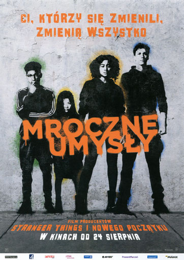 Przód ulotki filmu 'Mroczne umysły'