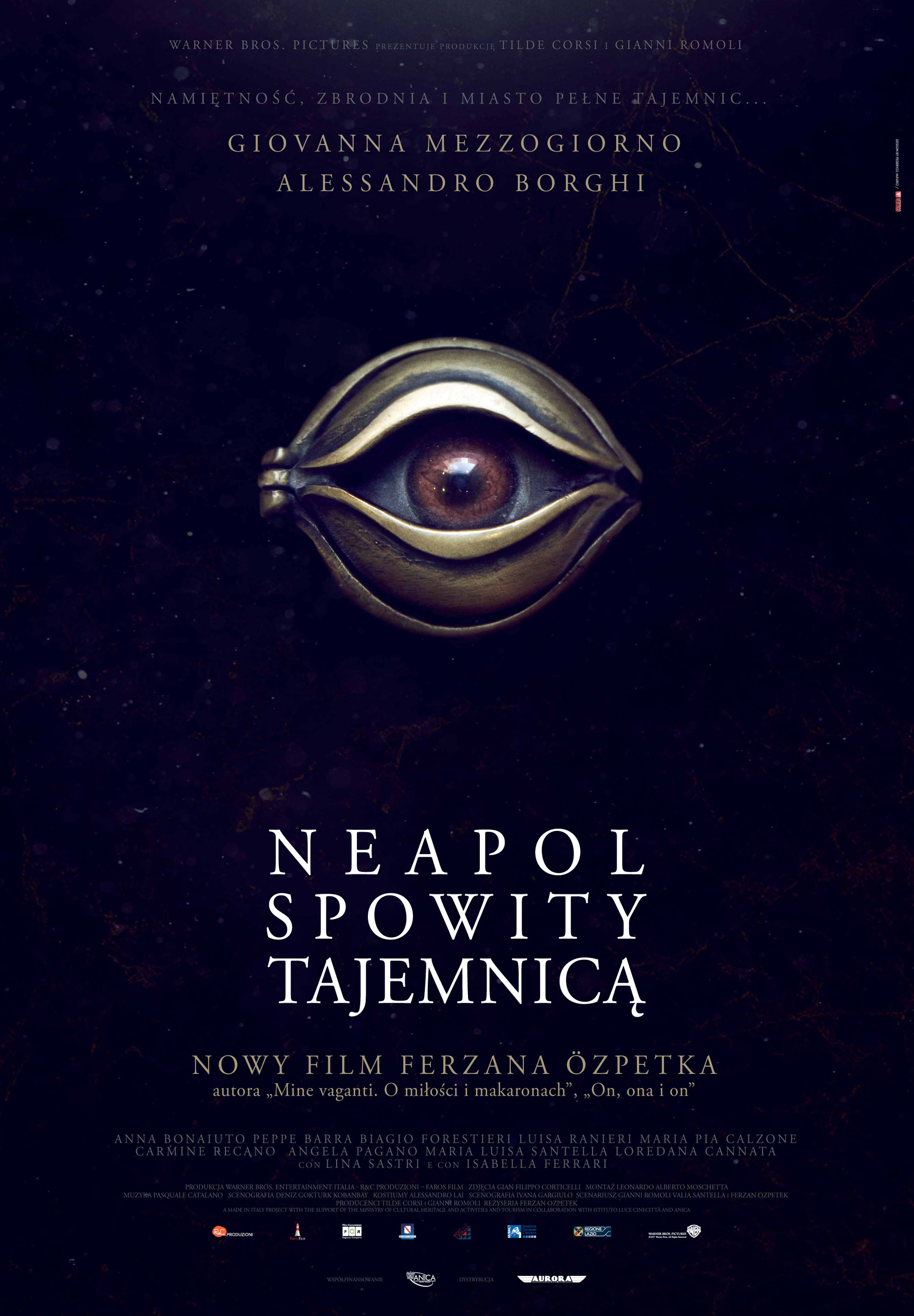Polski plakat filmu 'Neapol spowity tajemnicą'