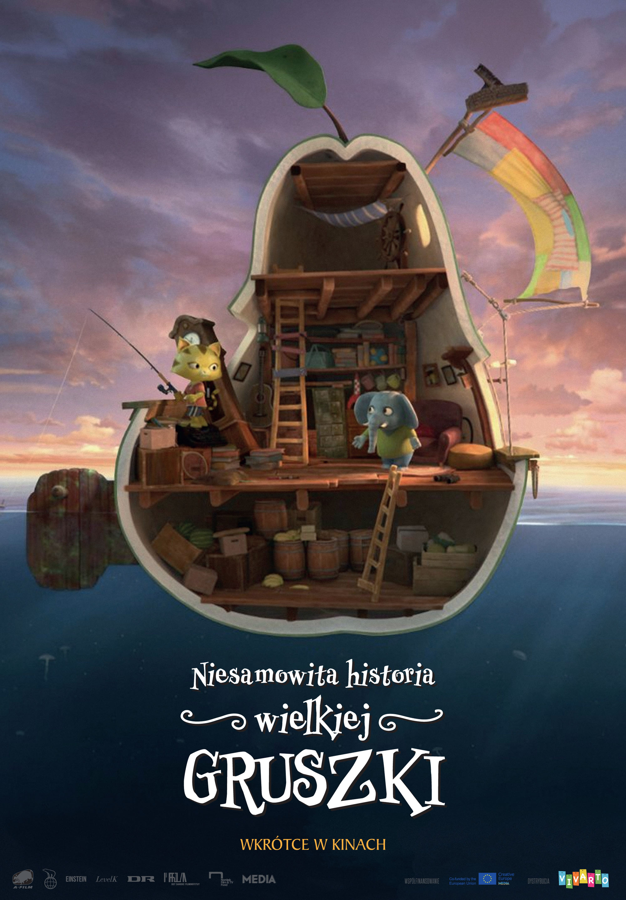 Polski plakat filmu 'Niesamowita historia Wielkiej Gruszki'