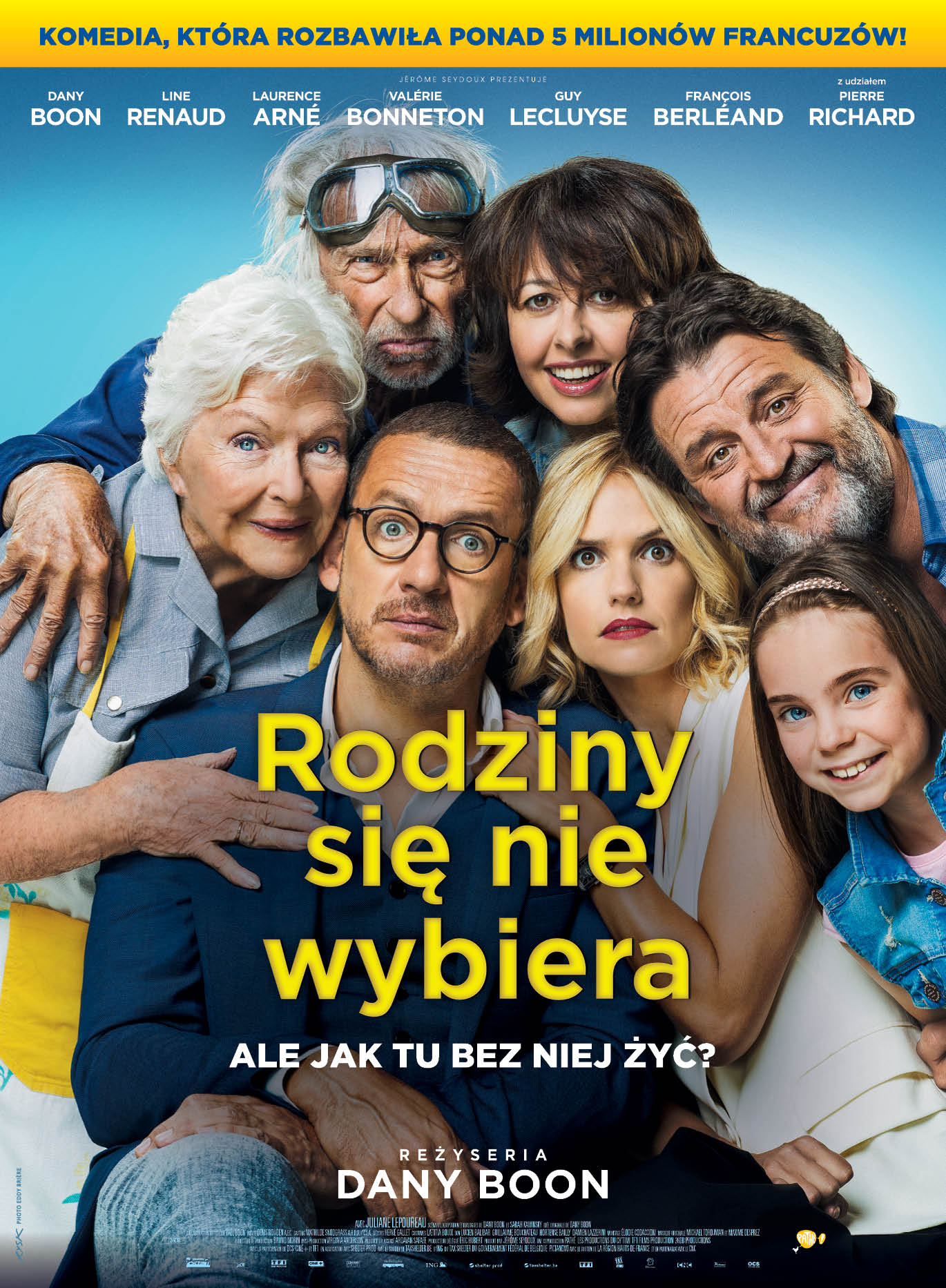Polski plakat filmu 'Rodziny się nie wybiera'