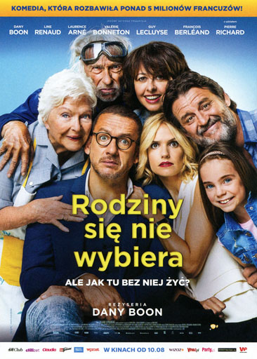 Przód ulotki filmu 'Rodziny się nie wybiera'