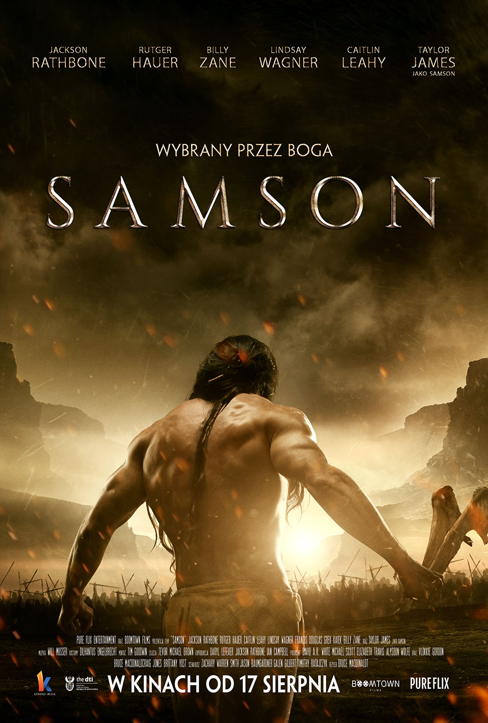 Polski plakat filmu 'Samson'
